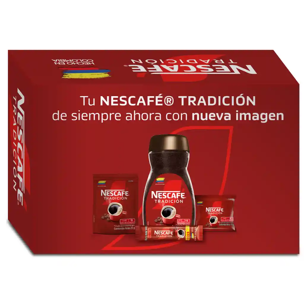 Café instantáneo NESCAFÉ Tradición 48 sobres x 72g