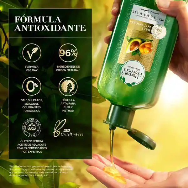 Shampoo de Cabello Herbal Essences Aguacate (400 Ml)