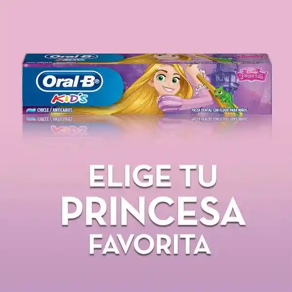 Crema Dental Para Niños Oral-B Kids Princesas 37 ml