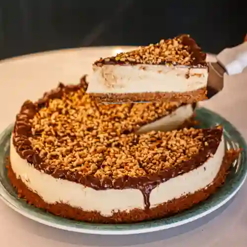 Cheesecake de Chocolate y Maní 10 Porcio