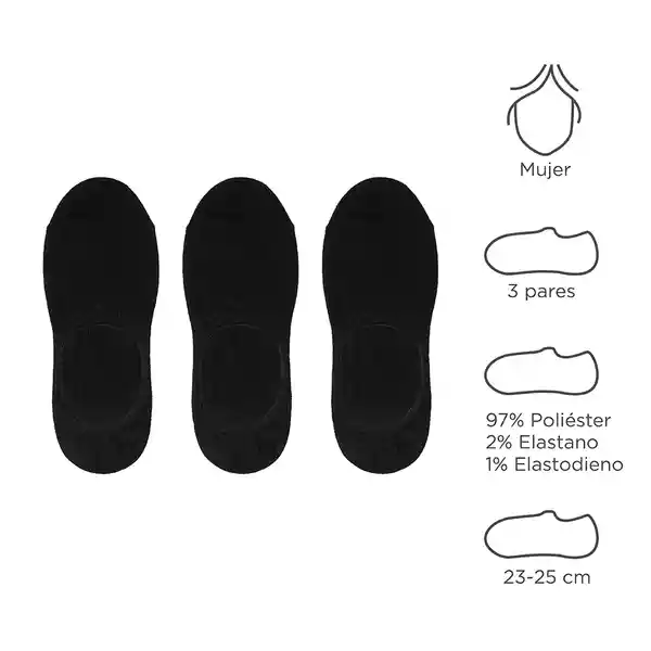 Protector de Pie Para Mujer Serie Negro Miniso