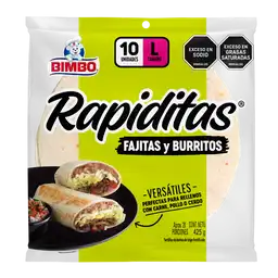 Bimbo Tortillas Rapiditas Tamaño L