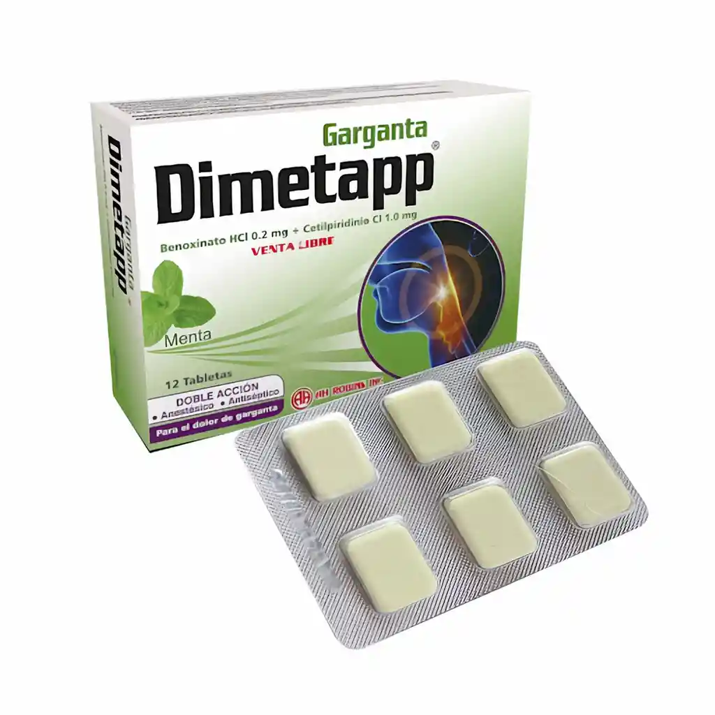 Dimetapp Garganta (0.2 mg/1 mg)