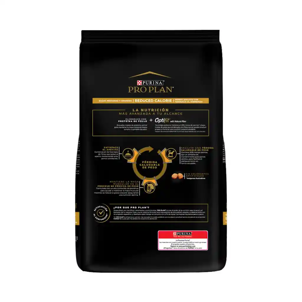 Comida para perros adultos calorias reducidas razas medianas y grandes Purina Pro Plan x 3 kg