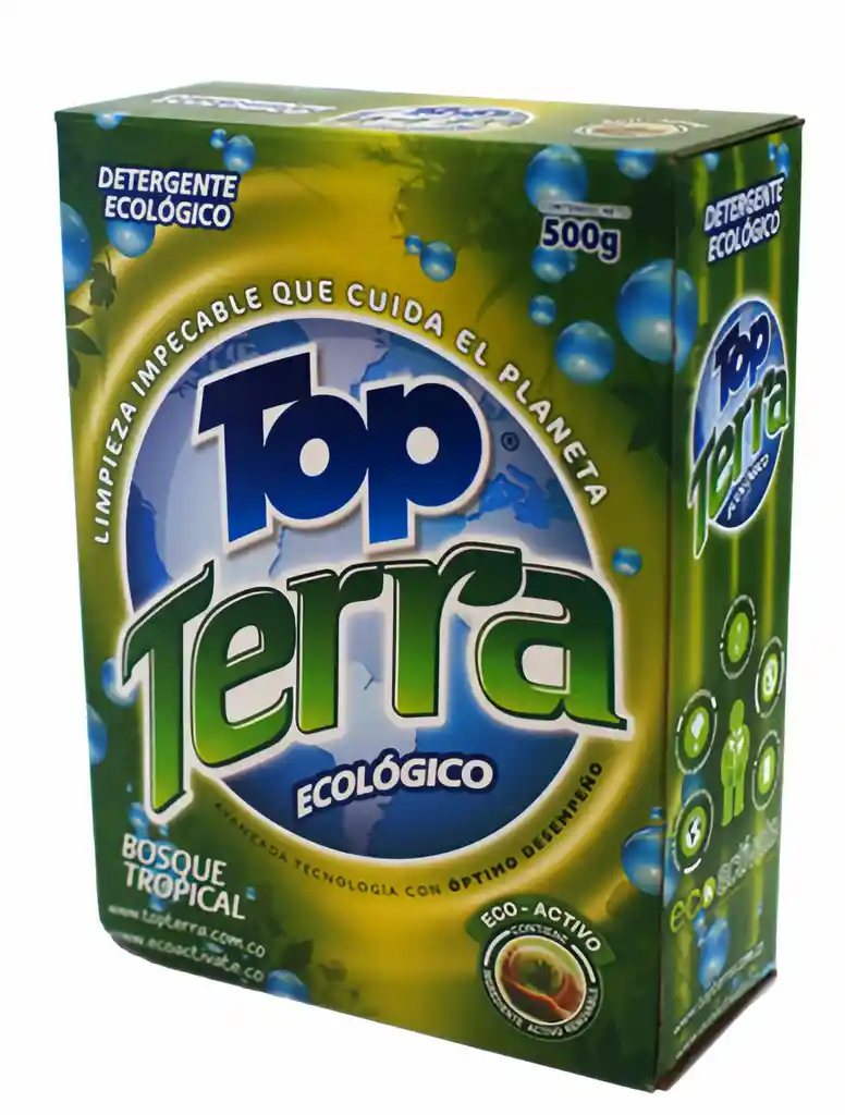 Top Terra Detergente Ecológico en Polvo Bosque Tropical