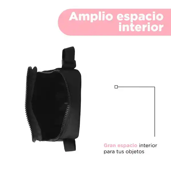 Bolso Crossbody Negro Serie Miniso