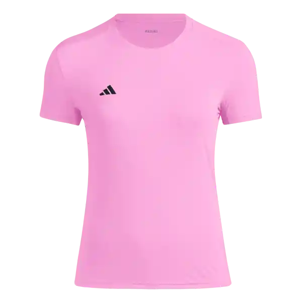 Adidas Camiseta Manga Corta Adizero e Correr Rosado Talla XS
