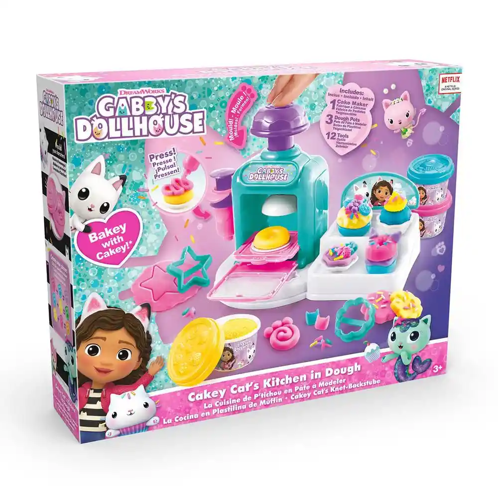 La Cocina de Cakey Cat en Masa Canal Toys