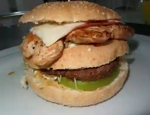 Hamburguesa Carne y Pechuga