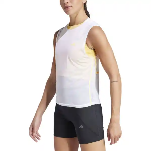 Adidas Camiseta Az L Muscle T Para Mujer Blanco Talla M