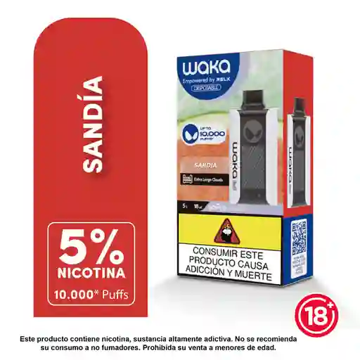 WAKA Vape SoPro 10.000 Watermelon Chill 5% 10.000 Puffs