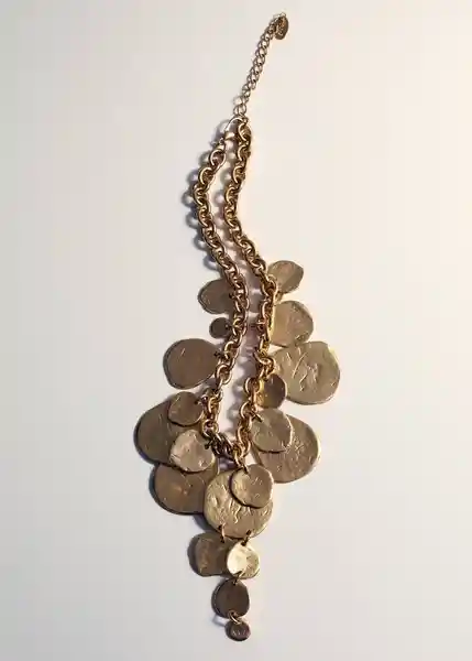 Collar Coin Oro Talla 99 Mujer Mango