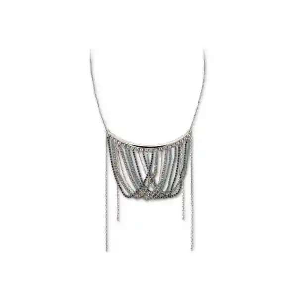 Swarovski Collar de Mujer Gris 10876