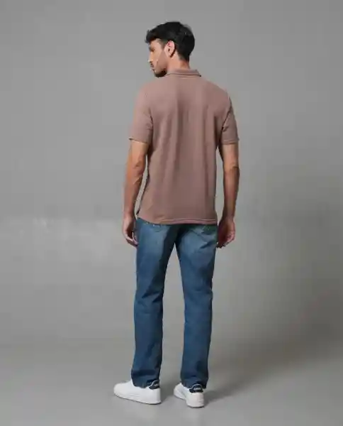 Camiseta Polo Hombre Café Talla M 193G020_CAF181314 Rifle