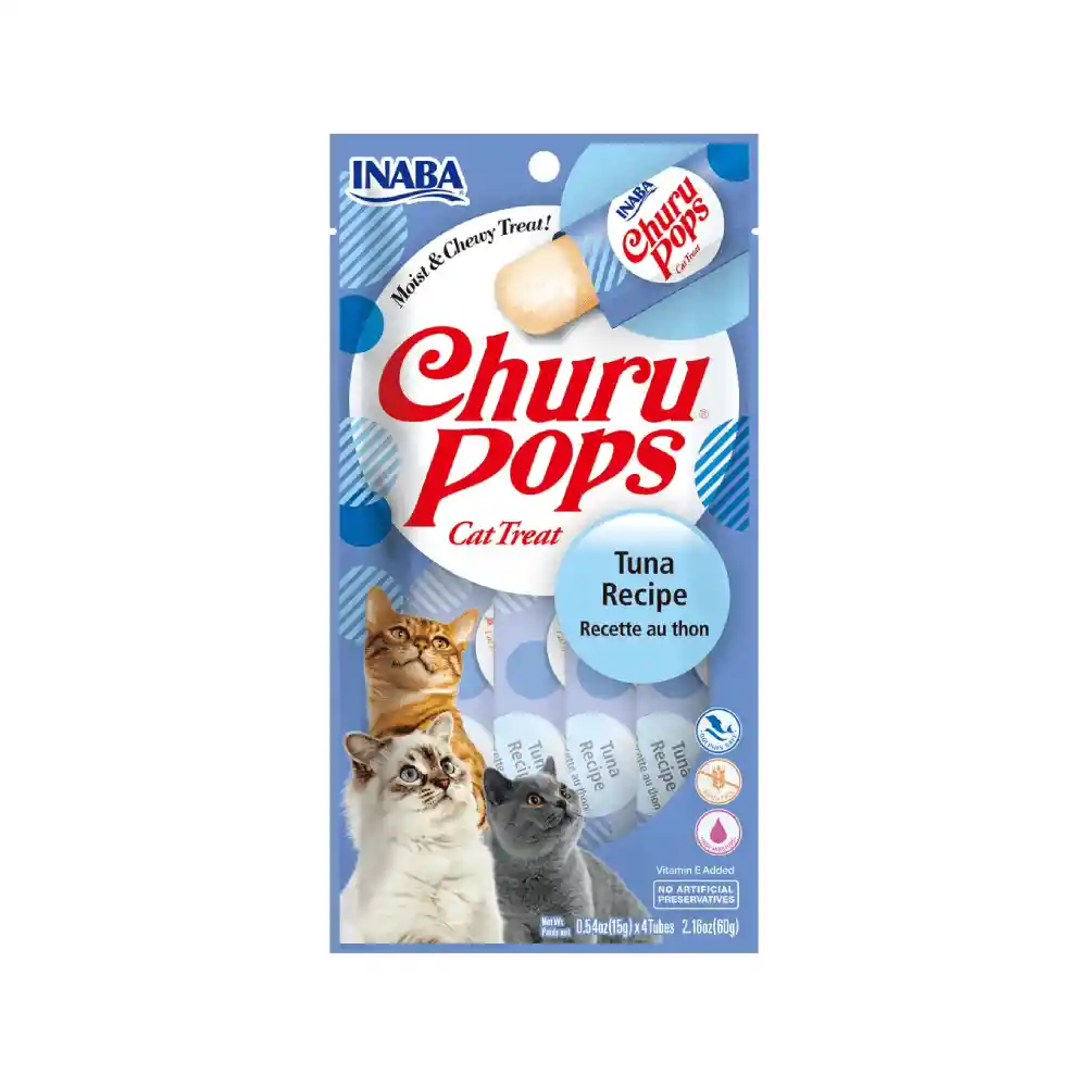 Churu Pops Tuna X 60 Grs X 4 Sobres (15 Grs)