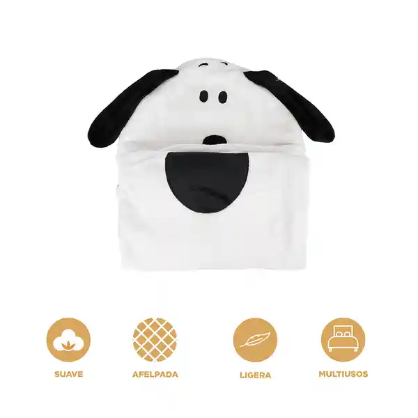 Manta Con Capucha Snoopy Colorful Life Miniso