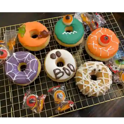 Caja X 6 Donuts Light Halloween