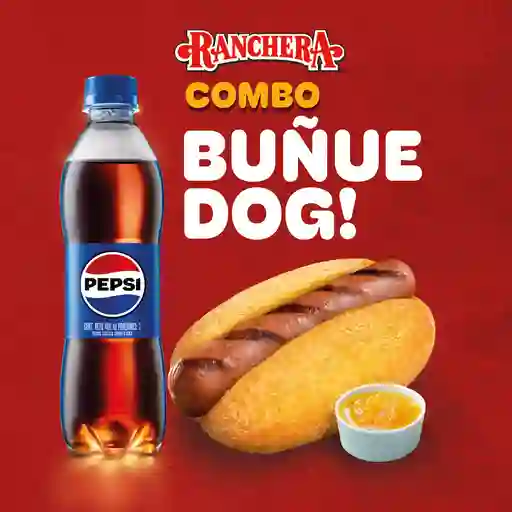 Combo buñuedog + pepsi 400ml