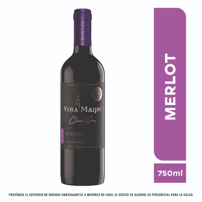 Viña Maipo Vino Tinto Merlot 750 ml