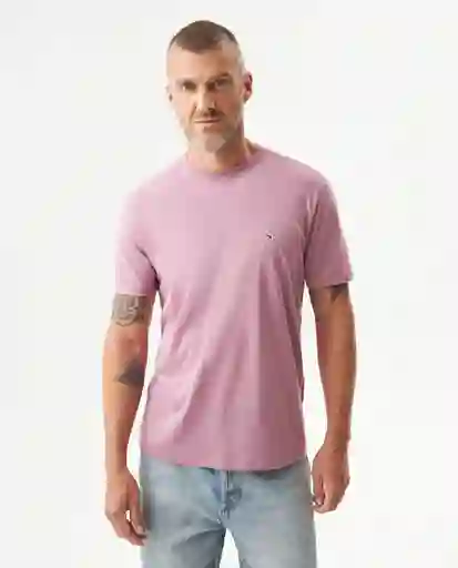 Camiseta Básica Cuello U Masculino Morado M 171610 Chevignon