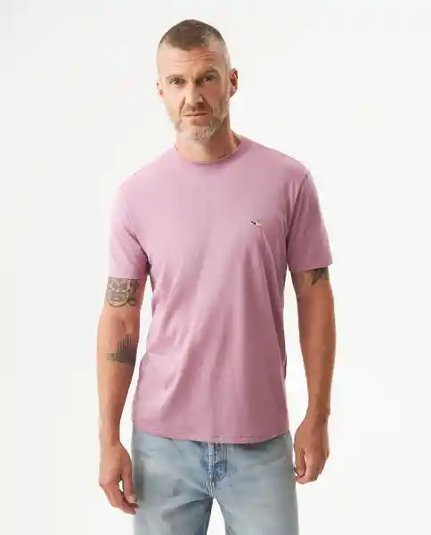 Camiseta Básica Cuello U Masculino Morado M 171610 Chevignon