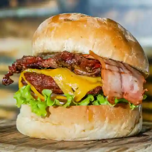 Combo Hamburguesa Lomito y Carne + Papas