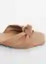 Sandalias Moni Camel Talla 35 Mujer Mango