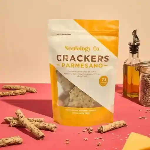 Crackers Parmesano - Seedology Co
