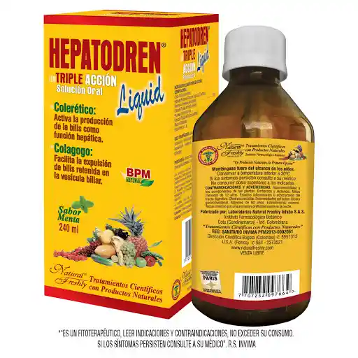 Hepatodren Jarabe * 240 Ml