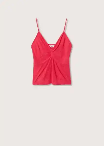 Top Solis Fresa Talla 18 Mujer Mango