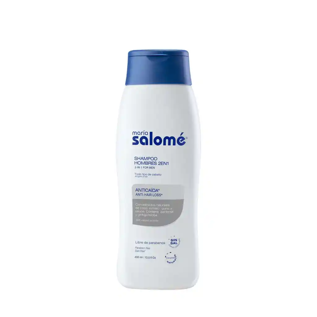 Maria Salome Shampoo 2 en 1 Prevención Caída e Hidratación
