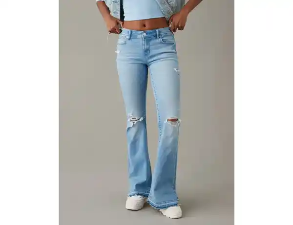 Jean Flare de Mujer Azul Talla 12 REGULAR American Eagle