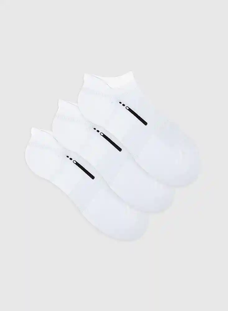 Calcetin Deportivo Tobillero Punto Blanco 117764