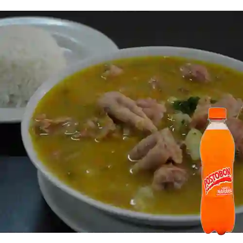 Combo Sopa de Menudencias + Postobón Naranja 350 ml