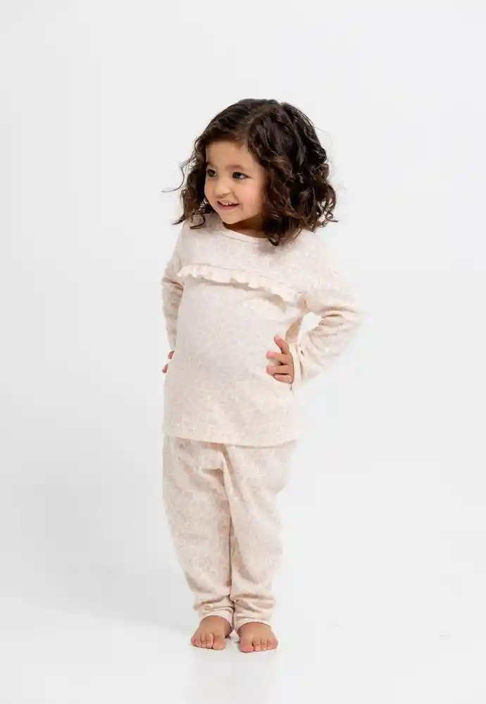 Pijama Dos Piezas Bebita 3/6 Meses-estamp 1