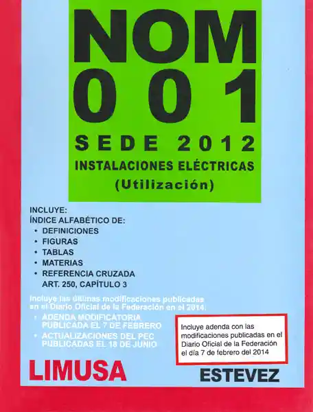 Norma Oficial Mexicana Nom 001-Sede-2012 Instalaciones