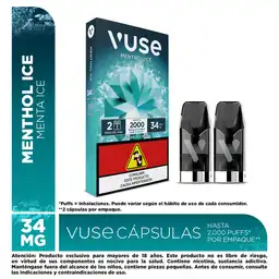 Vuse Go Vaporizador Pods Menthol Ice (34 mg)