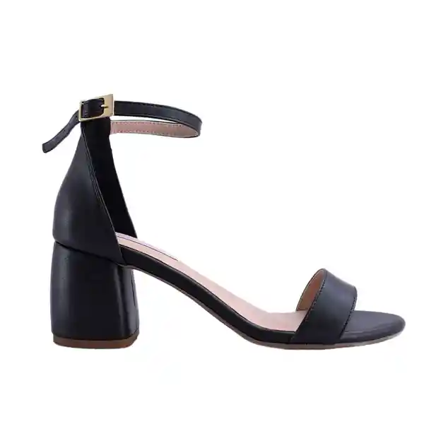 Sandalias Tacon Chin Negro-38