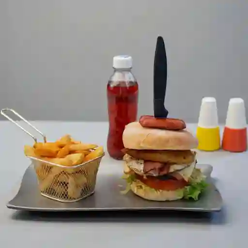 Combo Hamburguesa Rompe Panza J.h