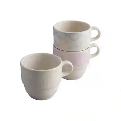 Set 3 Pocillos Biofilia Corona Sl194i004403