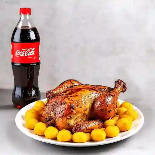 Combo 1 de pollo asado