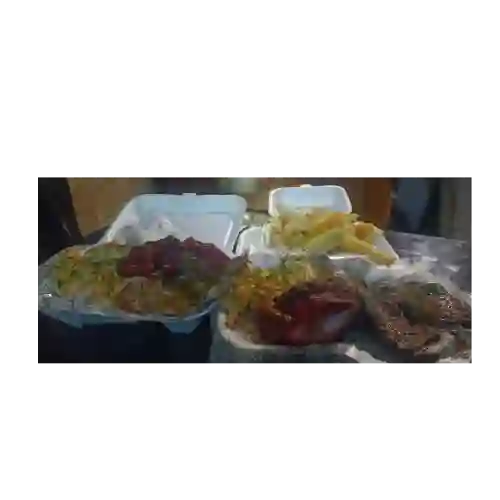 Plato Mixto (res, Pollo, Costilla)