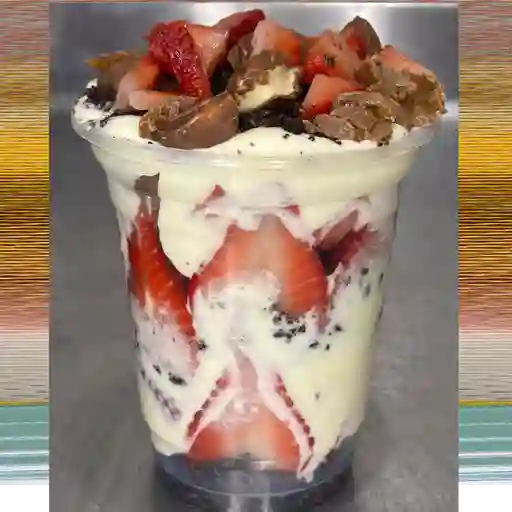 Fresas con crema chocolate 9 oz