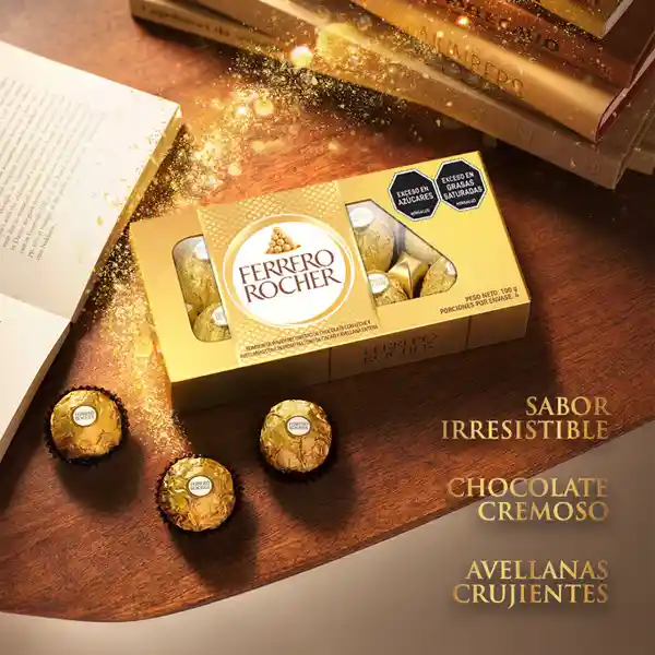 Ferrero Rocher Bombón de Chocolate y Avellana