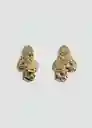 Pendientes Melody Oro Talla 99 Mujer Mango
