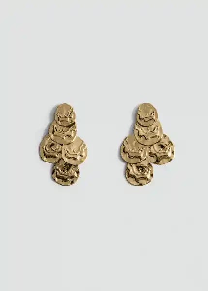 Pendientes Melody Oro Talla 99 Mujer Mango