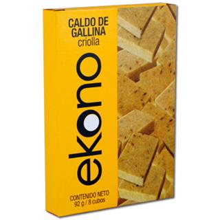 Ekono Caldo de Gallina Criolla 92 g