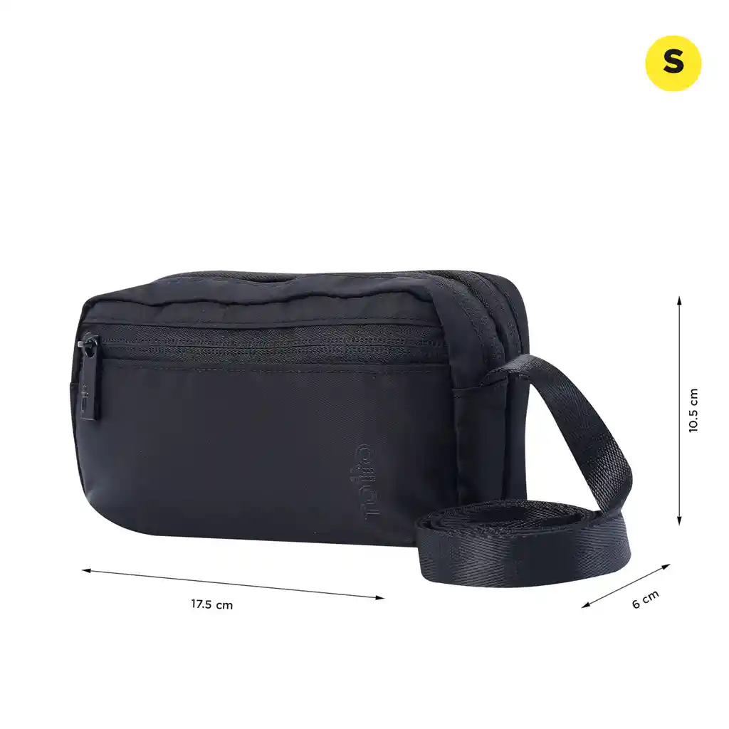 Bolso Para Mujer Bombo Crossbody Negro