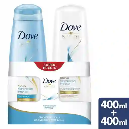 Dove Shampoo + Acondicionador Hidratación Intensa