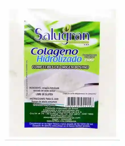 Salugran Colágeno Hidrolizado Comestible de Origen Bovino